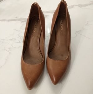 Aldo leather pumps